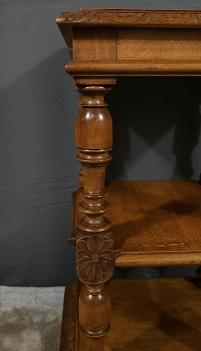 Petite Table de Salon en Noyer massif, style Louis-Philippe – Fin XIXe