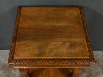 Petite Table de Salon en Noyer massif, style Louis-Philippe – Fin XIXe