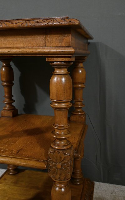 Petite Table de Salon en Noyer massif, style Louis-Philippe – Fin XIXe