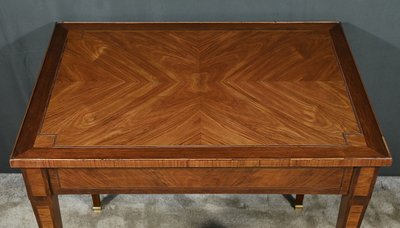 Petite Table Bureau en Marqueterie, style Louis XVI – 2ème partie XIXe