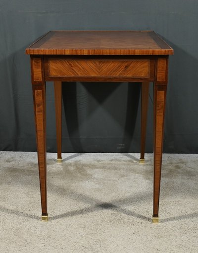 Petite Table Bureau en Marqueterie, style Louis XVI – 2ème partie XIXe