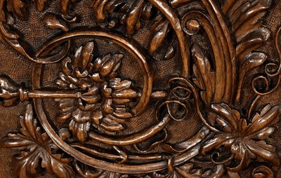 Oratorio in noce massiccio, stile neogotico rinascimentale - Metà del XIX secolo