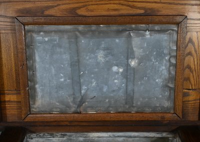 Piccolo refrigeratore in quercia - Inizio XX secolo