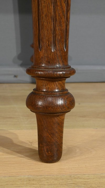 Scrivania Vis-à-vis in quercia – Fine del XIX secolo
