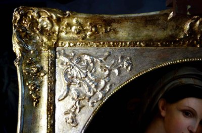 Großes Tondo: Madonna della Seggiola nach Raffael