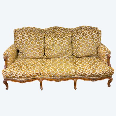 Louis XV Style 3 Seater Sofa Circa 1970