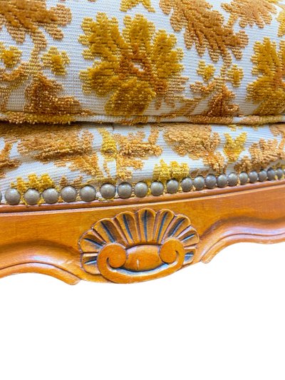 Louis XV Style 3 Seater Sofa Circa 1970