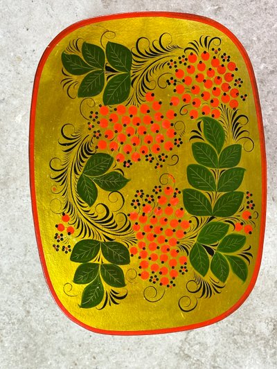Soggiorno per bambini russo Khokhloma vintage 1960