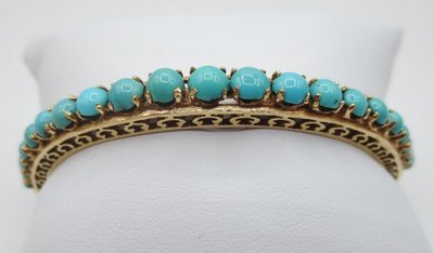 Bracelet joncs en or. XIXe siècle.