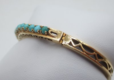 Bracelet joncs en or. XIXe siècle.