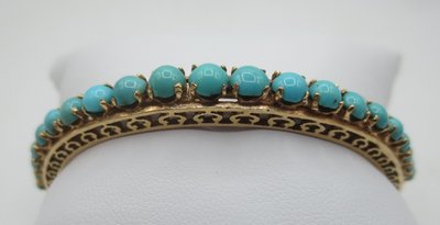 Bracelet joncs en or. XIXe siècle.