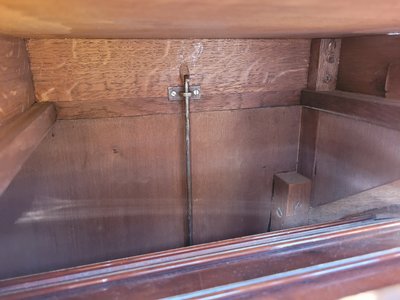 Attribué à H Dasson, Bureau à Cylindre En Acajou,  XIXème Siècle