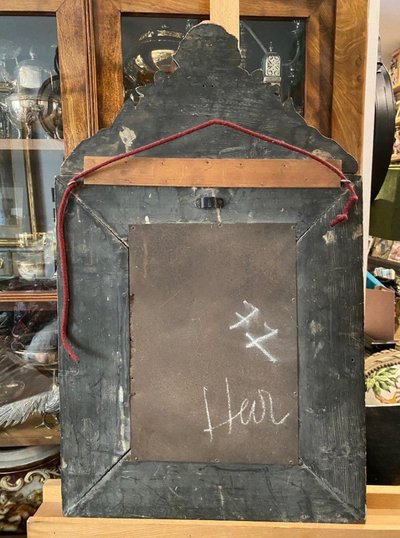 Beautiful 19th century pareclose mirror