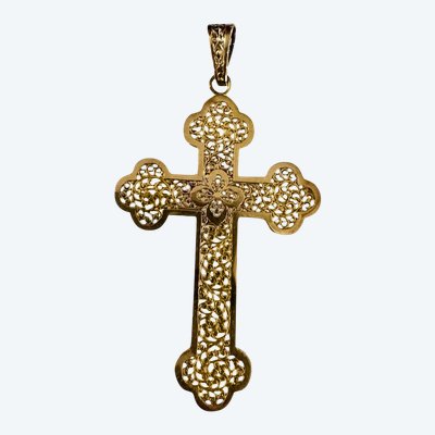 Grande croce in oro rosa Napoleone III