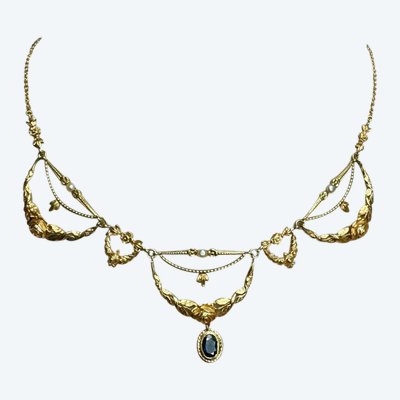 Collier En Or époque Art nouveau