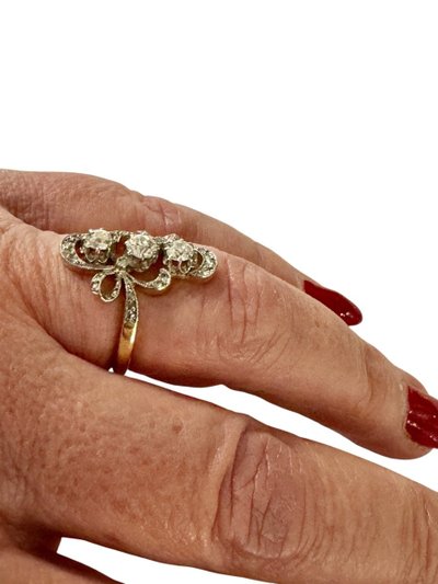 Anello "Belle Epoque" in oro e diamanti