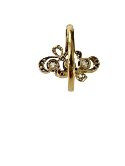 Anello "Belle Epoque" in oro e diamanti