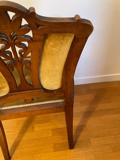 Paire de Fauteuils Art Nouveau 