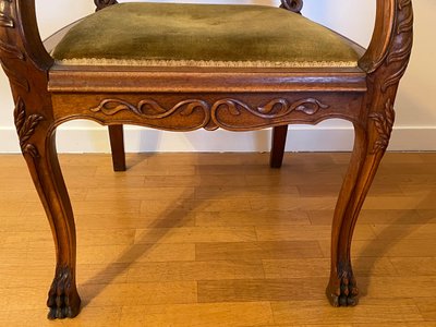 Paire de Fauteuils Art Nouveau 