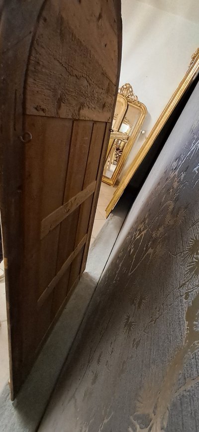 19th century mirror, ogive shape 148.5 x 83.5