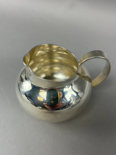 Tea coffee service by Lino Sabattini for Christofle boule model