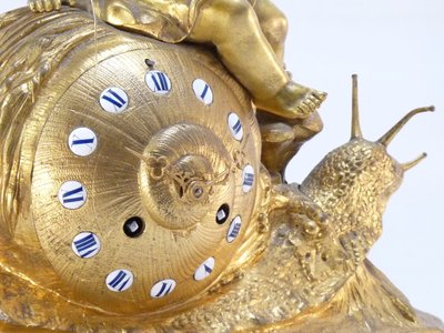 Napoleon III snail clock