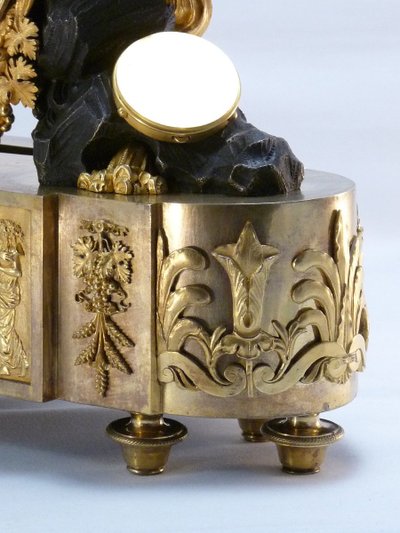 Clock by Le Roy, "the triumph of Bacchus".