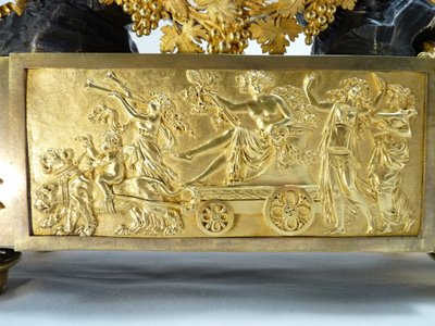 Clock by Le Roy, "the triumph of Bacchus".