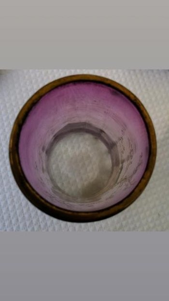 Joli vase en verre Legras 