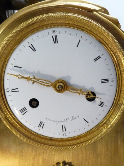 58CM Clock signed Armingaud