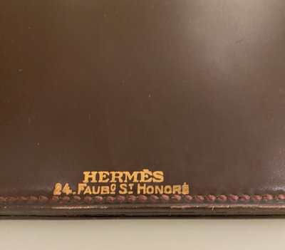 Hermès Dupré Lafon Leather Desk Pad circa 1940/50