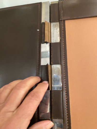Hermès Dupré Lafon Leather Desk Pad circa 1940/50