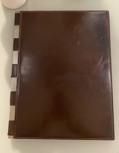 Hermès Dupré Lafon Leather Desk Pad circa 1940/50