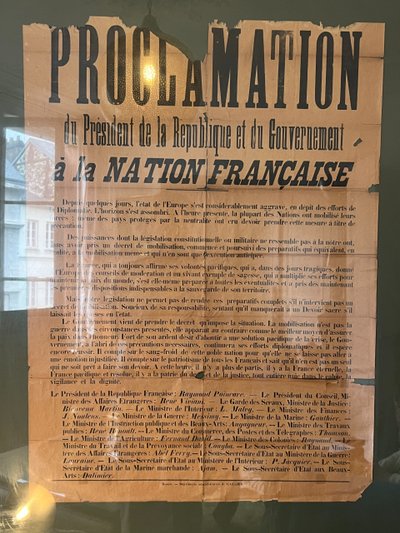 Proclamazione del Presidente della Repubblica, 1914