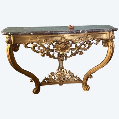 console dorée régence