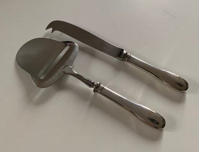 Couteau et pelle à fromage Christofle 