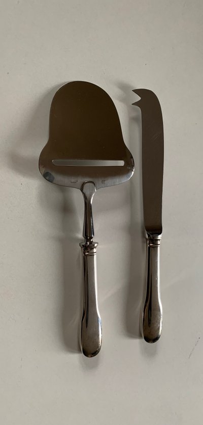 Couteau et pelle à fromage Christofle 