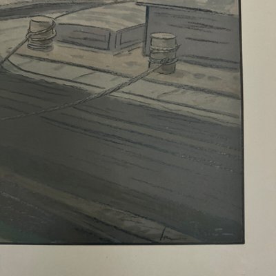 Lithograph by Henri Rivière Parisian Landscapes - The Institute and the City