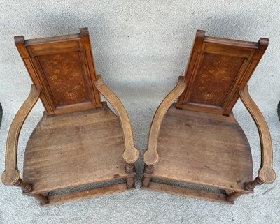 Paire De fauteuils Caquetoires