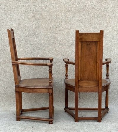 Paire De fauteuils Caquetoires