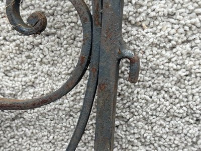 Coppia di porte in ferro battuto