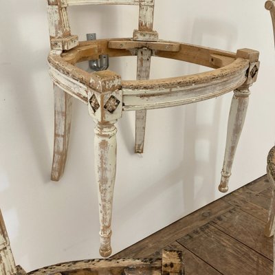 Série de 4 chaises de style  Directoire