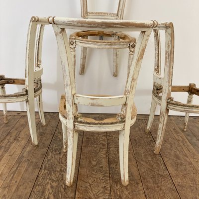 Série de 4 chaises de style  Directoire