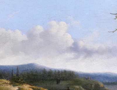 Jean-Baptiste de Jonghe (attr. à) 1785-1844 Paysage aux moutons, tableau, début 19e