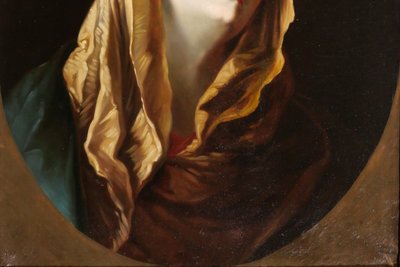 Italienische Schule des 19. Jahrhunderts, Betende Jungfrau nach Guido Reni, Gemälde, Mater Dolorosa