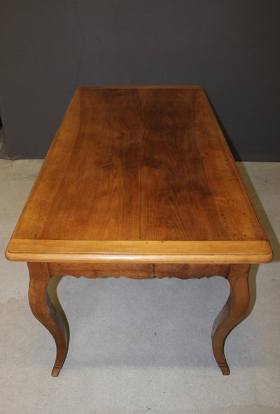 Table De Style Louis XV En Noyer Fin XIX