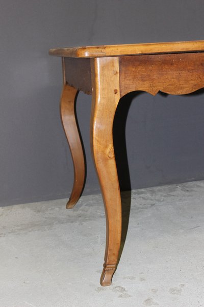 Table De Style Louis XV En Noyer Fin XIX