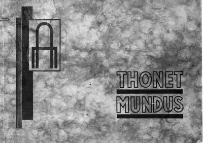 Satz von 3 Thonet Mundus Bistrostühlen 1930, Art Deco, Nr. A 643