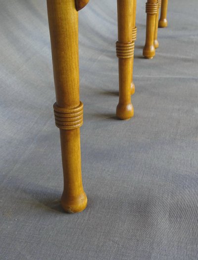 Satz von 3 Thonet Mundus Bistrostühlen 1930, Art Deco, Nr. A 643