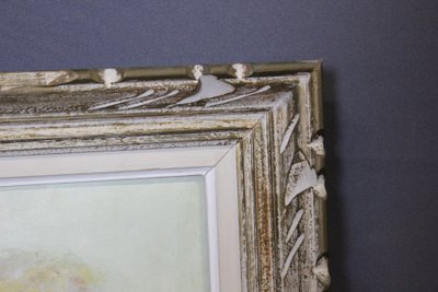 Öl auf Leinwand, Jagd am Hof von Eugène Péchaubes, um 1930